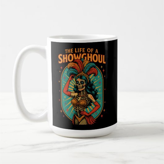 Das Leben eines Showhoul Kaffeetasse (Links)