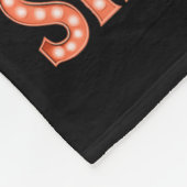 Das Leben eines Showhoul Retro Halloween Show Skel Fleecedecke (Ecke)