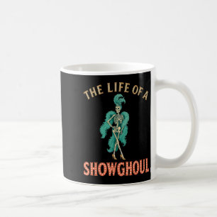 Das Leben eines Showhoul Retro Halloween Show Skel Kaffeetasse