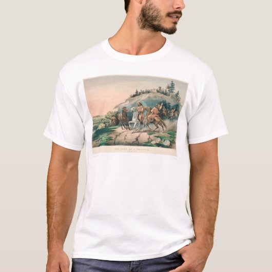 Das Leben eines Trapper: Ein plötzlicher Halt T-Shirt (Vorderseite)