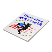 DAS LEBEN EINES US SOCCER PLAYER DESIGN FLIESE (Seite)
