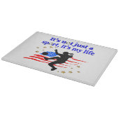 DAS LEBEN EINES US SOCCER PLAYER DESIGN SCHNEIDEBRETT (Ecke)