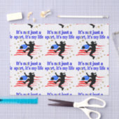 DAS LEBEN EINES US SOCCER PLAYER DESIGN SEIDENPAPIER (Handwerk)