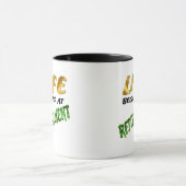 Das Leben fängt am Ruhestand an Tasse (Zentrum)