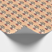 Das Leben fängt am Scheidungs-Packpapier an Geschenkpapier (Ecke)