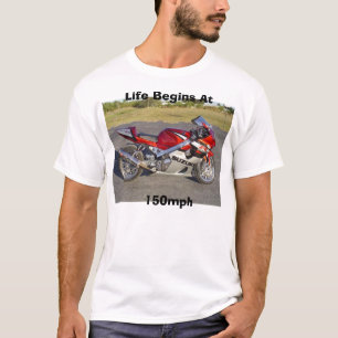 Das Leben fängt an   150mph an T-Shirt
