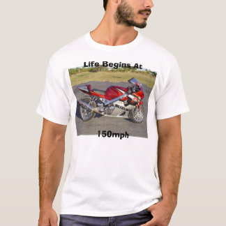 Das Leben fängt an 150mph an T-Shirt