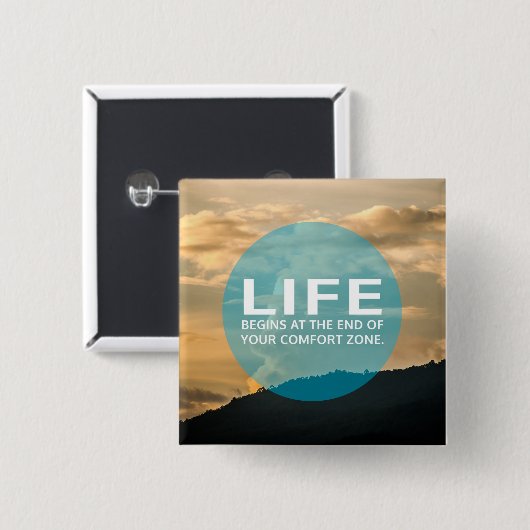 Das Leben fängt an Button (Vorne & Hinten)