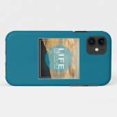 Das Leben fängt an Case-Mate iPhone Hülle (Rückseite (Horizontal))