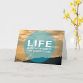 Das Leben fängt an Karte (Gelbe Blume)