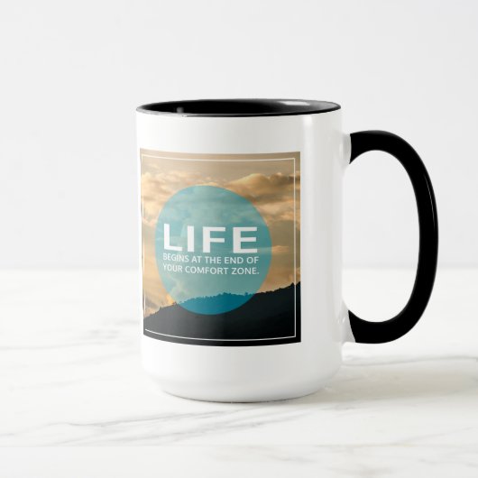 Das Leben fängt an Tasse (Rechts)