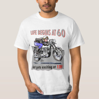 Das Leben fängt bei 60 an, aber erhält bei 120! T-Shirt