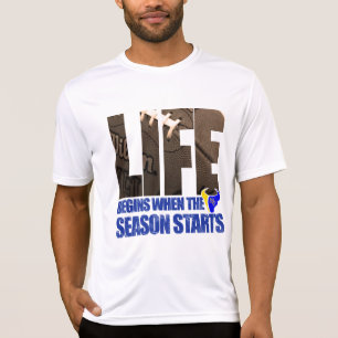 Das Leben fängt - helles Shirt an