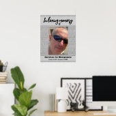 Das Leben feiern Foto Trauerfeier Schaumstoffpla Poster (Heimbüro)