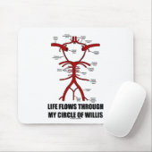 Das Leben fließt meinen Kreis von Willis durch Mousepad (Mit Mouse)