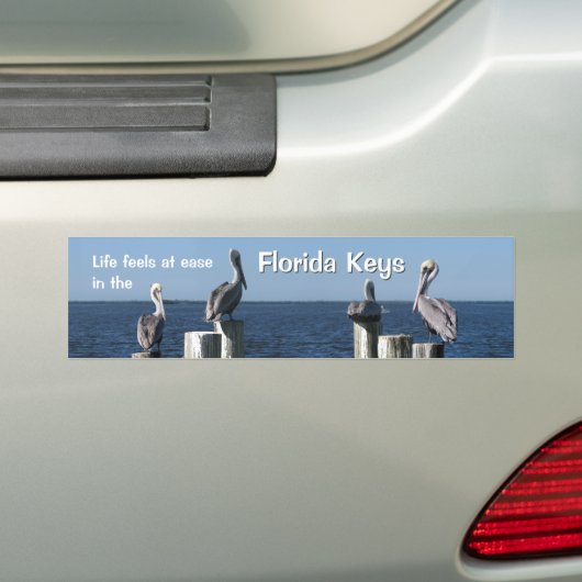 Das Leben fühlt sich in den Florida Keys wohl Autoaufkleber (Auf Auto)