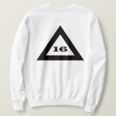 Das Leben fühlt sich wegen des Leidens vom Paradie Sweatshirt (Design Rückseite)