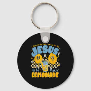 Das Leben gab mir einige Zitronen, aber mein Jesus Schlüsselanhänger