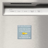 Das Leben gab mir Lemons Magnet (In Situ (Geschirrspüler))