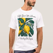 Das Leben gab mir Lemons T-Shirt (Vorderseite)