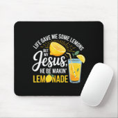 Das Leben gab mir Zitronen Jesus Limonade Lustiger Mousepad (Mit Mouse)