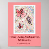 Das Leben geht auf Poster (Vorne)