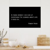 Das Leben geht weiter Poster (Küche)