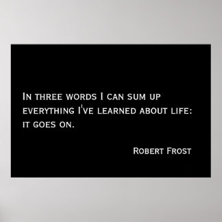 Das Leben geht weiter Poster