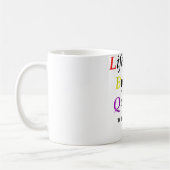 Das Leben geht zu schnell über LGBTQ-Stolz Kaffeetasse (Links)