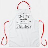 Das Leben genießen ist köstlich Schürze (Vorderseite)