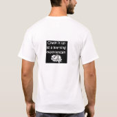 Das Leben geschieht T-Shirt (Rückseite)