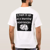 Das Leben geschieht - Weiß T-Shirt (Rückseite)