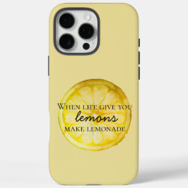 Das Leben gibt dir Zitate von Lemons iPhone 16 Pro Max Hülle