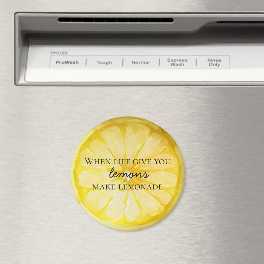 Das Leben gibt dir Zitate von Lemons Magnet (In Situ (Geschirrspüler))