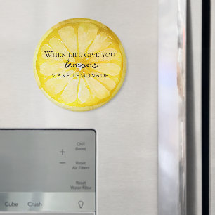 Das Leben gibt dir Zitate von Lemons Magnet