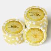 Das Leben gibt dir Zitate von Lemons Pokerchips (Stapel)