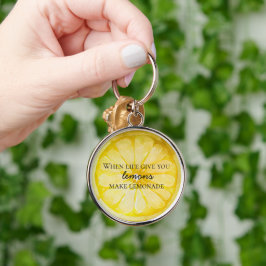 Das Leben gibt dir Zitate von Lemons Schlüsselanhänger