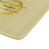 Das Leben gibt dir Zitate von Lemons Schneidebrett (Ecke)