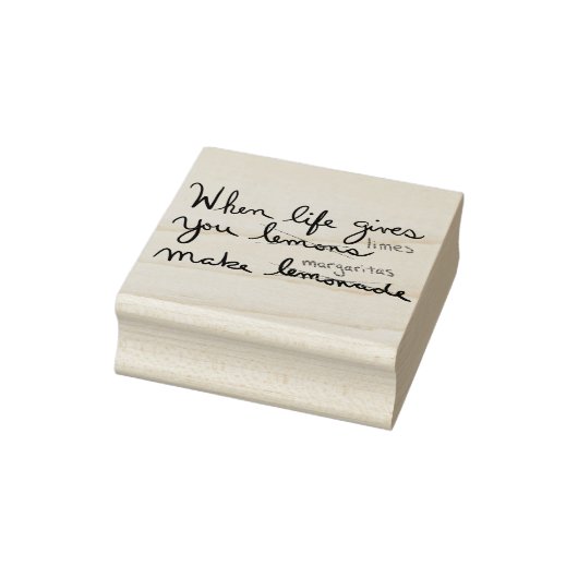 Das Leben gibt euch Limonen machen Margaritas Gummistempel (Stempel)