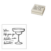 Das Leben gibt euch Limonen machen Margaritas Gummistempel (Stempel)