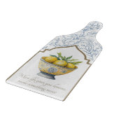 Das Leben gibt Lemons Inspiration Navy Küche Schneidebrett (Ecke)