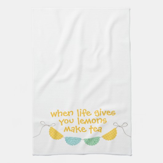 Das Leben gibt Löwen für Tea Kitchen Handtuch Tee  (Vertikal)