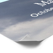 Das Leben Gray Cloudy Beerdigung feiern Poster (Ecke)