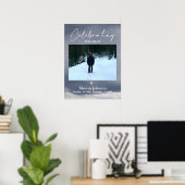 Das Leben Gray Cloudy Beerdigung feiern Poster (Heimbüro)
