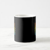 Das Leben hebt Motivation Zitat Kaffeetasse (Mittel)