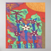 Das Leben im Abstrakten Garten Poster Printwerbung (Vorne)