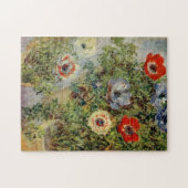 Das Leben im Anemones Monet Schöne Kunst Puzzle (Horizontal)