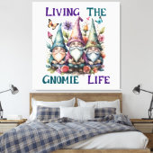 Das Leben im Binnenmarkt Leinwanddruck (Insitu (Schlafzimmer))