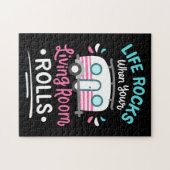 Das Leben im Camper stürzt ab, wenn Ihr Wohnzimmer Puzzle (Horizontal)