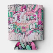 Das Leben im Campingplatz ist eine Reise, die einf Dosenkühler (Rückseite)